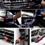 5pcs Car Detailing Brush Set Auto Washing Kit Car Wheels Interior Dashboard Air Outlet Vents Brush Cleaning Tools