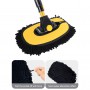 Car Wash Brush Mop Cleaning Tool With Long Handle Flexible Microfiber Sponge Duster Ideal For Washing Detailing Cars Truck SUVs
