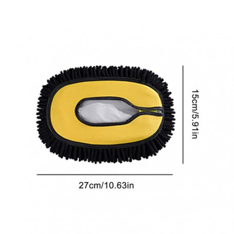 Car Wash Brush Mop Cleaning Tool With Long Handle Flexible Microfiber Sponge Duster Ideal For Washing Detailing Cars Truck SUVs