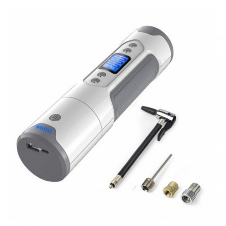 Portable Air Compressor Tire Inflator 150 PSI Mini Inflator Pump Wireless Car Type Pump with LED Lamp