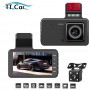 Dual Lens Dash Cam 4 Inch Black Box HD 1080P Dash Cam for Car G-sensor Car Camera Night Vision Cameras for Vehicle Black Box