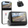 V55 4K Dash Cam Car DVR 2160P GPS Rear Cam Night Vision Voice Prompt APP Control With Rear Camera