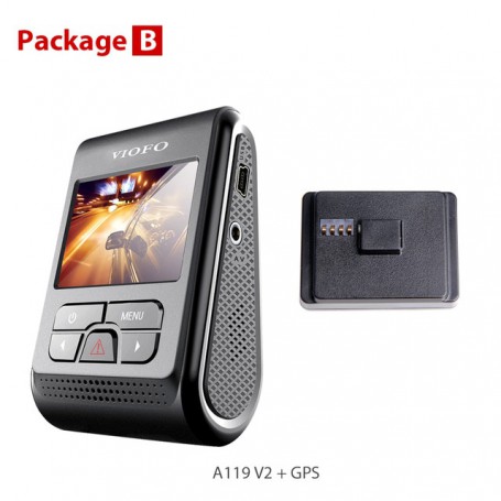 VIOFO A119 V2 Quad HD Car DVR Super Capacitor 2K 2560*1440P Car Dash Video Recorder DVR Optional GPS CPL Filter