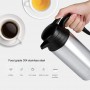750ml 12V Electric Heating Cup Kettle Stainless Steel Water Heater Bottle for Tea Coffee Drinking Travel Car Truck Kettle