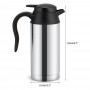 750ml 12V Electric Heating Cup Kettle Stainless Steel Water Heater Bottle for Tea Coffee Drinking Travel Car Truck Kettle