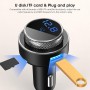 TTFTFP Car Bluetooth Player Auto MP3 QC3.0 Music Player Fast Vehicle Charger Portable FM Transmitter