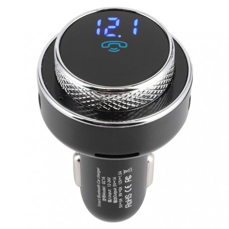 TTFTFP Car Bluetooth Player Auto MP3 QC3.0 Music Player Fast Vehicle Charger Portable FM Transmitter