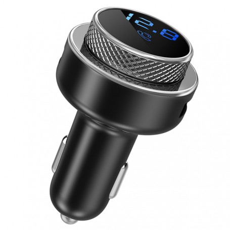 T25 Car Bluetooth-compatible 5.0 FM Transmitter MP3 Player Fast Charging Dual USB Sockets Charger Universal Car Electronic Parts