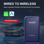 Carlinkit 4.0 for Wired to Wireless CarPlay Adapter Android Auto Dongle Car Multimedia Player Activator Accessories Blue