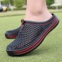 Man Slippers Summer Hollow Outdoor Pool Sandals Garden Beach Shoes Women Water Shower Flip Flops Lightweight Slippers Size 36-45