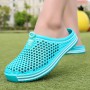 Man Slippers Summer Hollow Outdoor Pool Sandals Garden Beach Shoes Women Water Shower Flip Flops Lightweight Slippers Size 36-45
