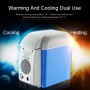 7.5L Mini Portable Cooling Warming Refrigerators Fridge Freezer Cooler Travel Warmer for Auto Car Home Office Outdoor Picnic Tra