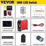 VEVOR 5KW Diesel Air Heater 12V All in One with LCD Switch & Remote Control Muffler Parking Suitable for Truck Boat Car Trailer