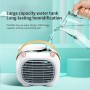 100ml Mini Air Cooler Fan Water Cooling Portable Air Conditioner with 3 Speed 2 Modes Spray Humidifier Purifier Outdoor Camping