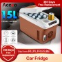 E-ACE M20 Car Fridge Low Noise Portable Hot Cold Dual Use Auto Fridge Food Drinks Fruit Storage Fridge for Home Travel Camping