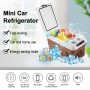 E-ACE M20 Car Fridge Low Noise Portable Hot Cold Dual Use Auto Fridge Food Drinks Fruit Storage Fridge for Home Travel Camping