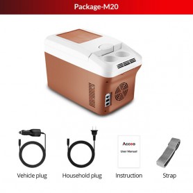 E-ACE M20 Car Fridge Low Noise Portable Hot Cold Dual Use Auto Fridge Food Drinks Fruit Storage Fridge for Home Travel Camping E-ACE M20 Car Fridge Low Noise Portable Hot Cold Dual Use Auto Fridge Food Drinks Fruit Storage Fridge for Home Travel Camping