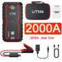 UTRAI Power Bank  2000A Jump Starter Portable Charger Car Booster 12V Auto Starting Device Emergency Car Battery Starter