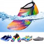 Unisex Water Shoes Swimming Diving Socks Summer Aqua Beach Sandal Flat Shoe Seaside Non-Slip Sneaker Socks Slipper for Men Women