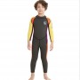 Fashion Children's 2.5mm neoprene wetsuit boys full body winter thermal swim diving suit for kids costume UV protection