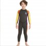 Fashion Children's 2.5mm neoprene wetsuit boys full body winter thermal swim diving suit for kids costume UV protection