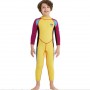 Fashion Children's 2.5mm neoprene wetsuit boys full body winter thermal swim diving suit for kids costume UV protection