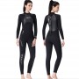 Winter thermal neoprene swimming men women surf wetsuit full coverage 3MM diving rashguard swimsuit female back zipper swimwear