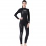 Winter thermal neoprene swimming men women surf wetsuit full coverage 3MM diving rashguard swimsuit female back zipper swimwear