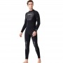 Winter thermal neoprene swimming men women surf wetsuit full coverage 3MM diving rashguard swimsuit female back zipper swimwear