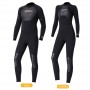 Winter thermal neoprene swimming men women surf wetsuit full coverage 3MM diving rashguard swimsuit female back zipper swimwear