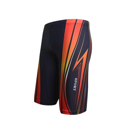 Boys Swim Trunks Waterproof Quick Dry Bathing Suit Man Diving Long Swimsuit Boxer Briefs Gay Beach Shorts Wear