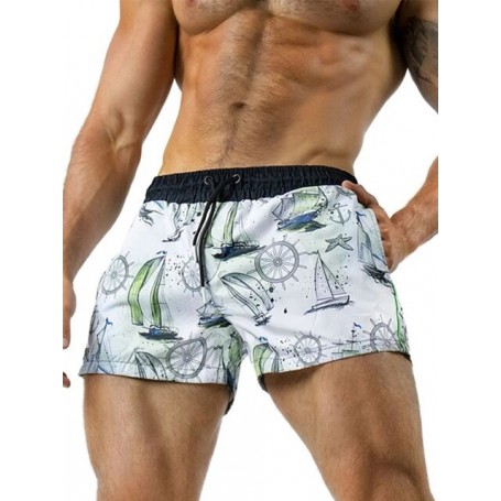 New Running Shorts Men Swimwear Men Swimsuit 2022 Swimming Trunks Short Quick-drying Sexy Men Swim Briefs Beach Shorts