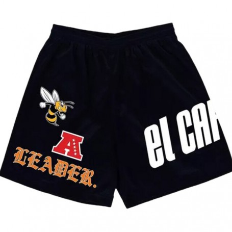 Elcapitan D'Angelo Russell men's fitness shorts beach pants sports basketball pants mesh breathable 2021 new shopping shorts men