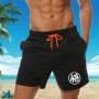 New Comprehend Printed Beach Shorts Men Swimming Board Shorts Summer Quick Dry Mens Surf Trunks Shorts Brief Mesh Lining Liner