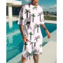 2022 Summer Hot Sale Men's High Quality Sportswear Casual Sports Suit Short Sleeve + Shorts Suit Men's Fashion 2 Piece Set