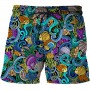 2022 Summer New Swimsuit Beach Quick Drying Trunks For Men Swimwear Sunga Sea World Fish Starfish Board Shorts Oversized Trunks