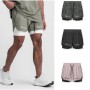 Multifunction Running Shorts Men 2 in 1 Sports Jogging Fitness Breathable Quick Dry Gym Training Sport Workout Short Pants