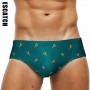 ESCATCH 2022 New Arrivals Men Swimwear Fashion Printed Swimsuit Male High Quality Elastic Swim Trunks With Pad