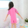 Girls Swimsuits Kids Summer Sunblock Quick-dry Zipper One-piece Swimsuit For Girls Swimwear Children Swimming Suits Boys 5-12 Y