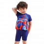 Buoyancy Swimsuit One Piece Suit 2-7 Year Children Short Sleeve Floating Swimwear Kid Cartoon Swimming Suit Bathing Suit