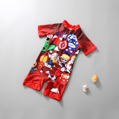 Swimsuit Boy Cool Cartoon Print Swimwear 2022 Children One Piece Bathing Suit Beachwear Baby Toddler Swimming Suit