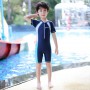 UPF 50+ Quick Dry One Piece Swimsuit Girls Boys Children Long Sleeve Rash Guards for Kids Beach Surf Diving Swimming Suit Junior