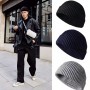 Knitted Hats for Women Black Beanie Hat Winter Men's Hats Women Beanies for Ladies Skullcap Solid Cap Knitted Thick Hat