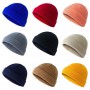 Knitted Hats for Women Black Beanie Hat Winter Men's Hats Women Beanies for Ladies Skullcap Solid Cap Knitted Thick Hat