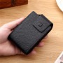 2022 New Purse Fashion Unisex Business Leather Wallet Credit Card Holder Name Cards Case Pocket Organizer Money Phone Coin Bag