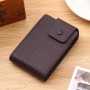 2022 New Purse Fashion Unisex Business Leather Wallet Credit Card Holder Name Cards Case Pocket Organizer Money Phone Coin Bag