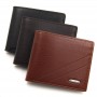 Men's Wallet Short Multi-card Slot Large Capacity Lychee Pattern Casual Wallet Credit Card Holder Card Holders for Men Purses