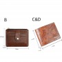 Fashion Mini Slim Wallet Money Purse Coin Bag Multi-card Pocket Men Business Credit Card Holder Passport Clip Cash Organizer