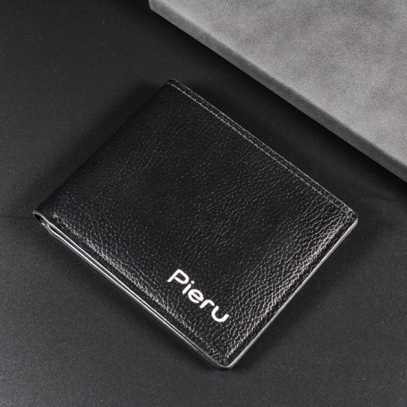 Men Wallets Soft Leather Foldable Money Purse Short Wallets Billfold Men's Thin Wallet with Credit Card Holder Zipper Wallet