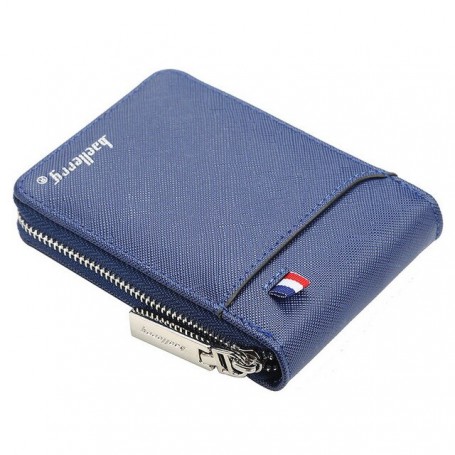 New Wallet Men's Short Small Multifunctional Hand Card Holder PU Business Zipper Purse Fashion High-quality Casual